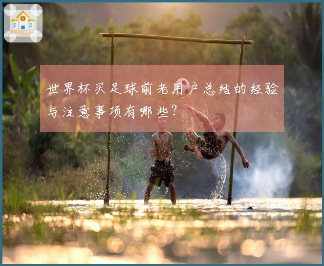 世界杯买足球前老用户总结的经验与注意事项有哪些？